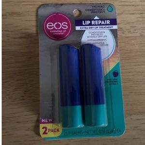 eos evolution of smooth extra dry lip treatment and lip repair 2 lip balms
